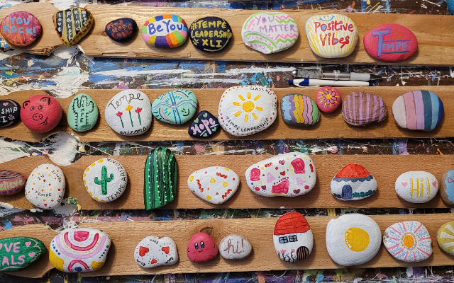 Painted rocks by class 41